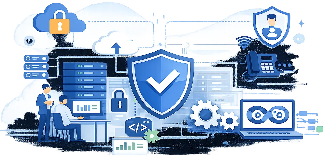 Enterprise cybersecurity and managed IT infrastructure operations center